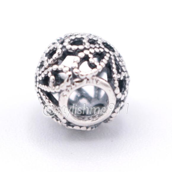 Authentic pandora Beaded Openwork Flower Charm - 791282 - Picture 8 of 9